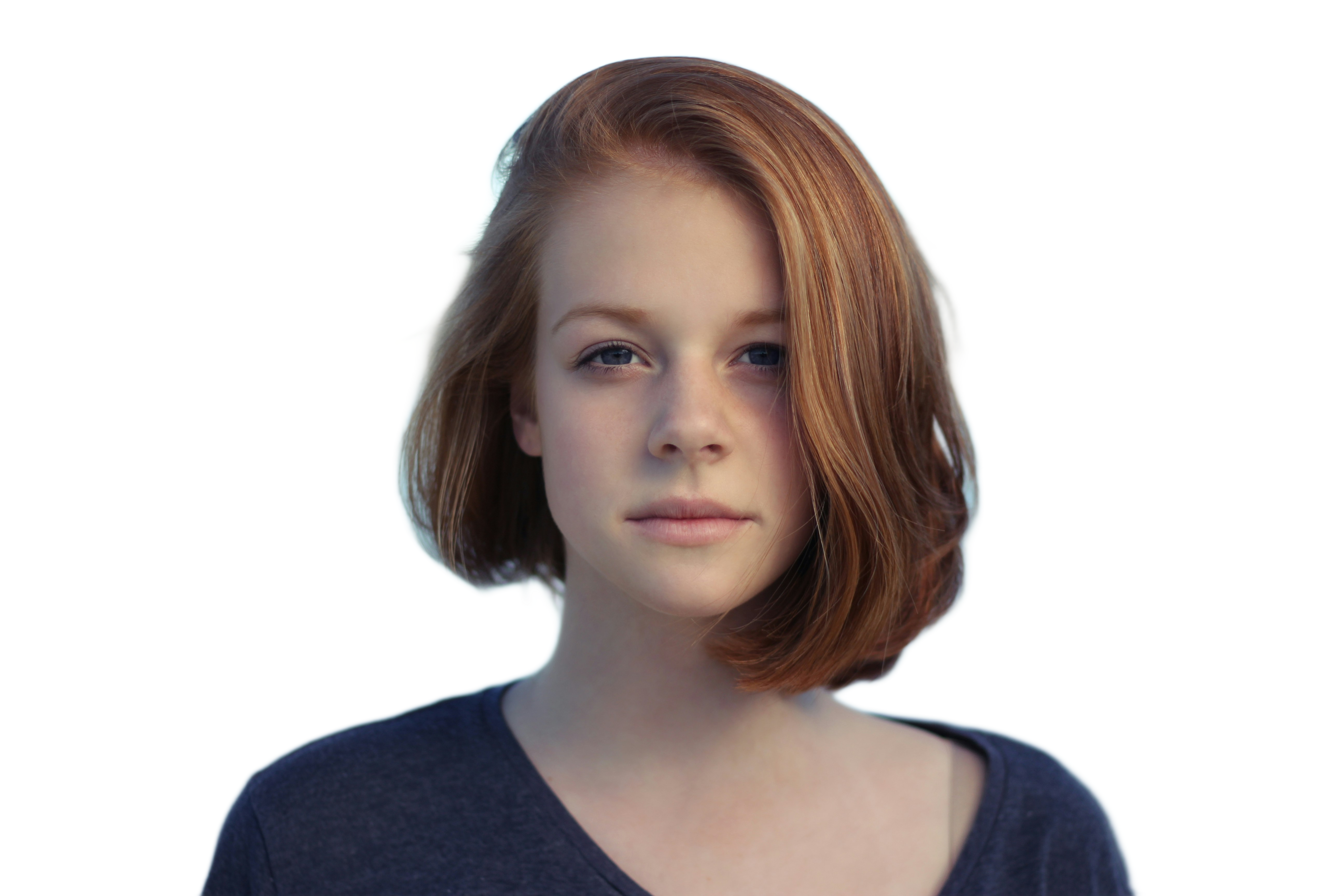 People sample with the background removed